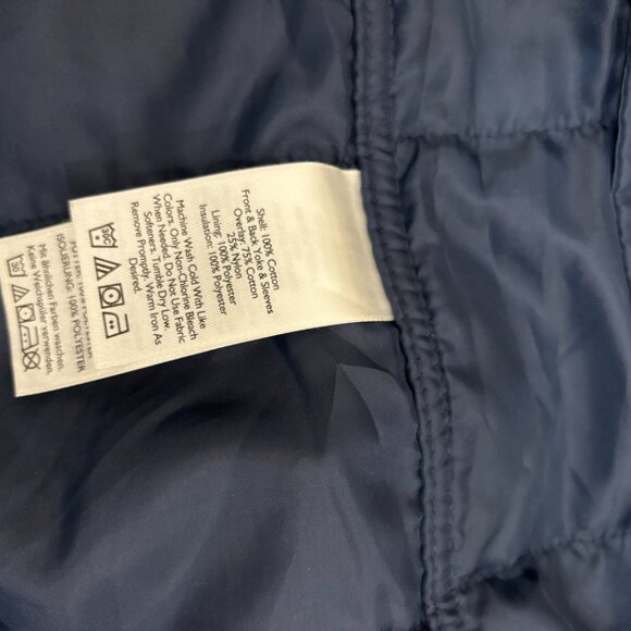 Eddie Bauer Jacket Stripe Navy Men's Large - Picture 3 of 7